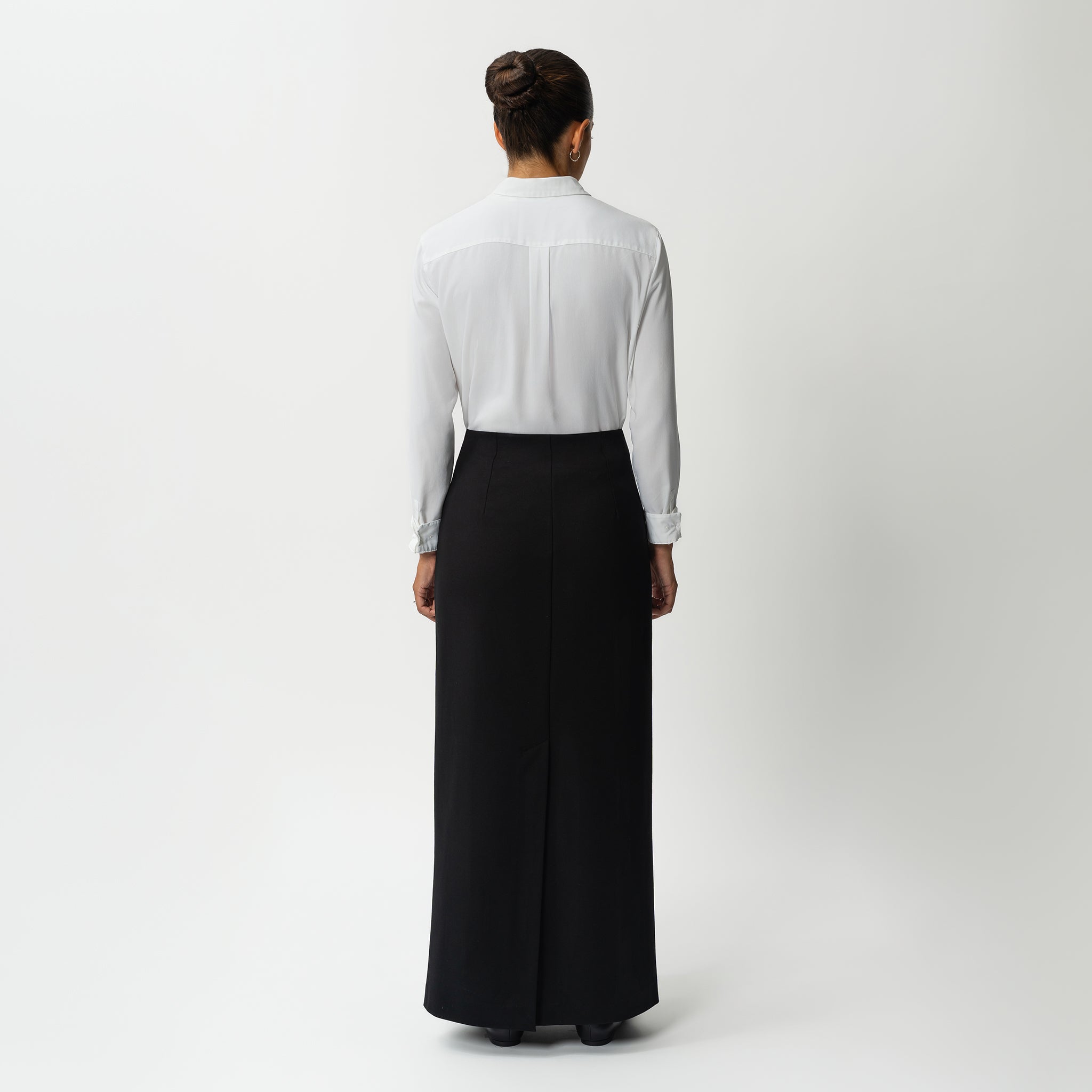 Tailored Ponte Maxi Skirt - Ninepine