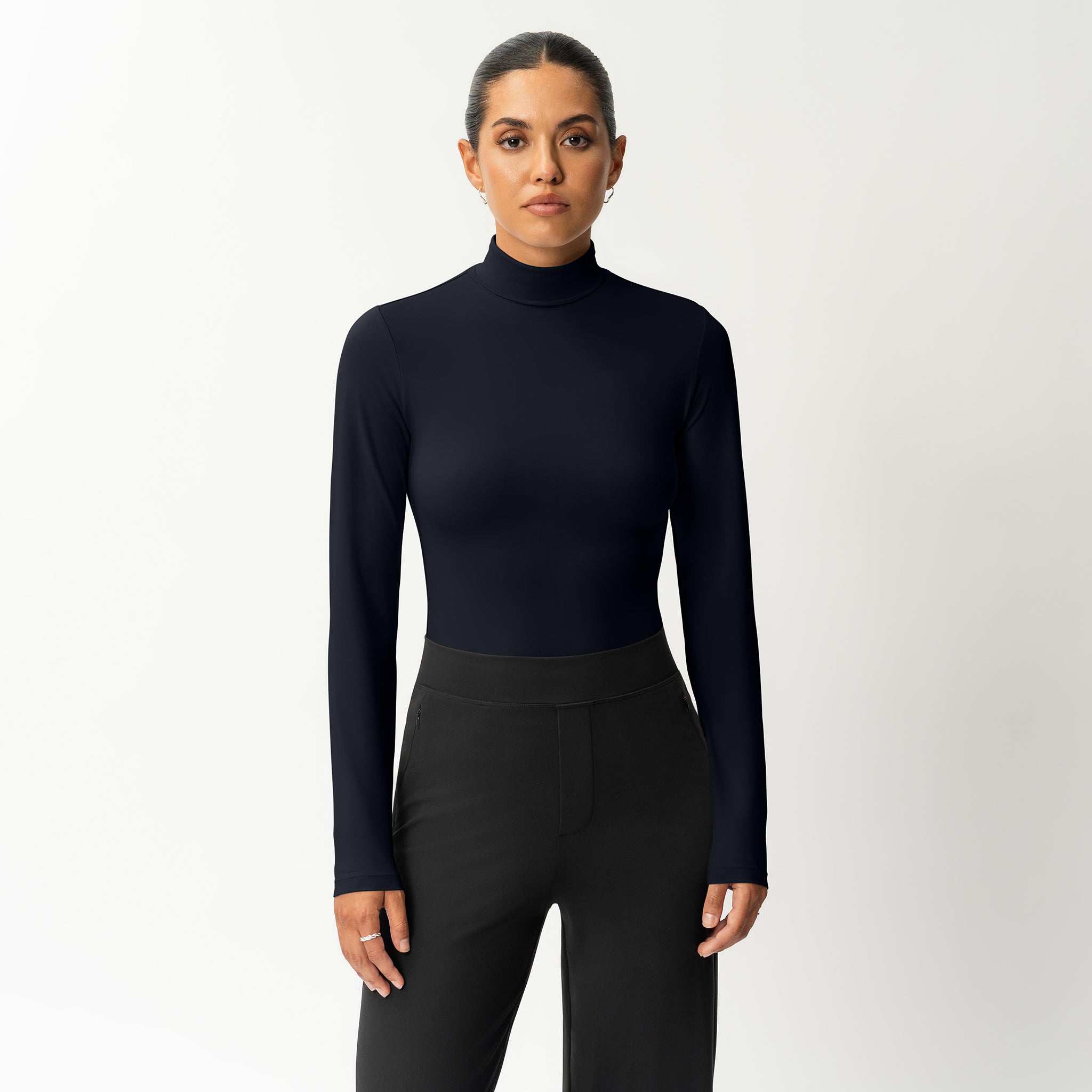 Soft Turtleneck Long-sleeve - Ninepine