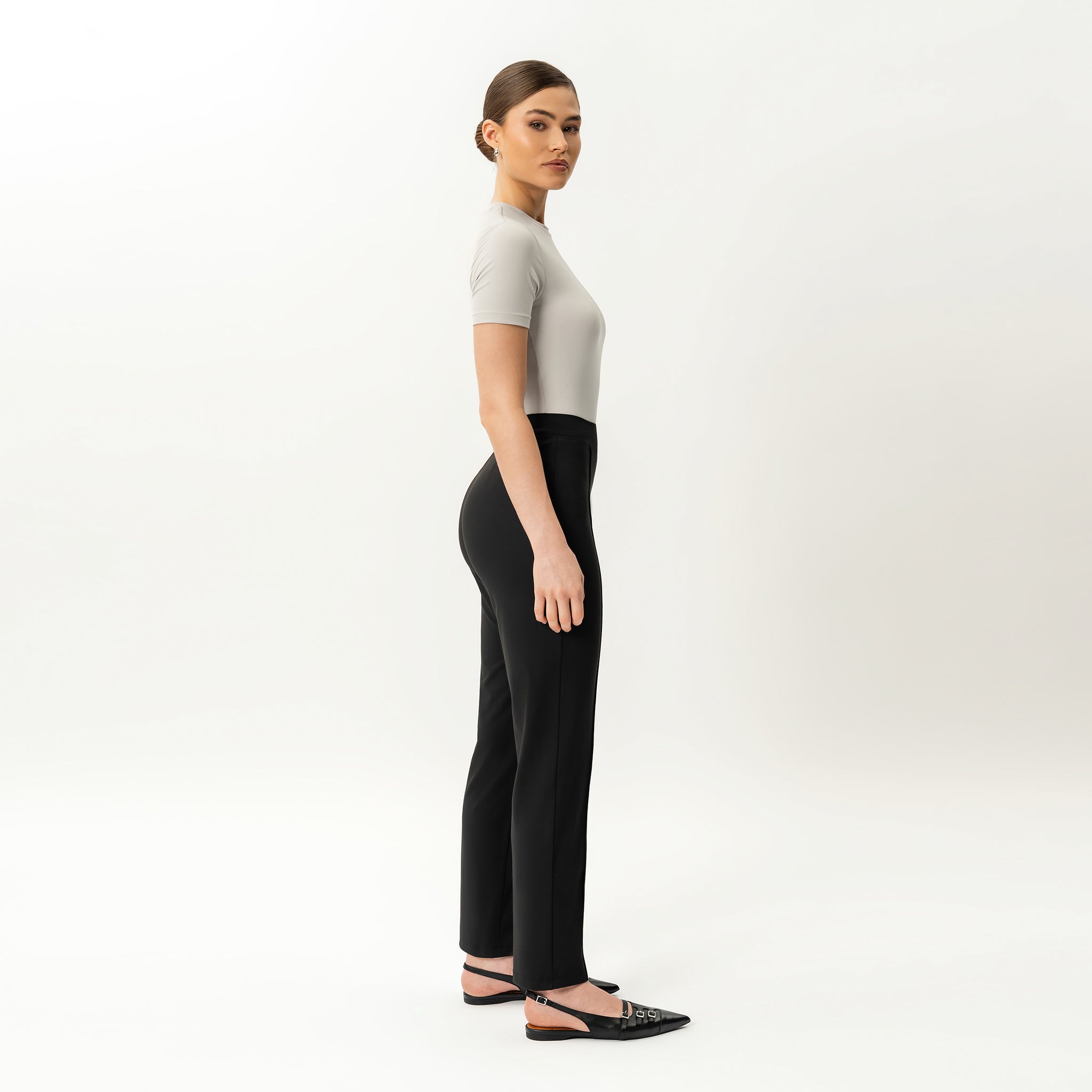 Asana Slim Front Crease Pant - Ninepine