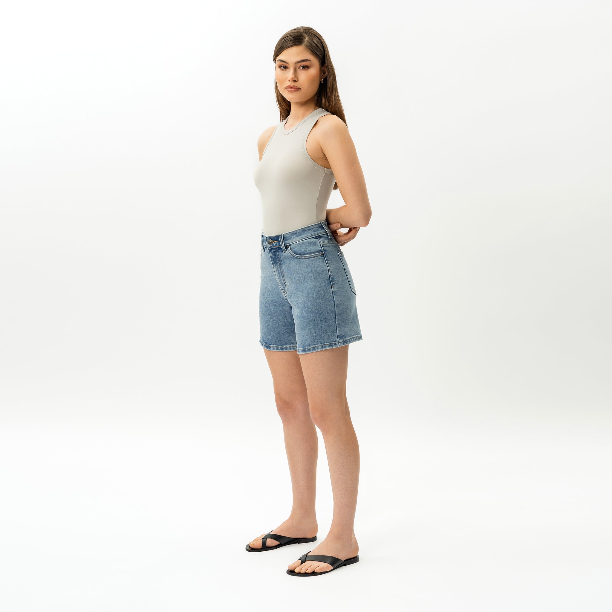 Stretchy ComfortDenim™ Shorts - Ninepine