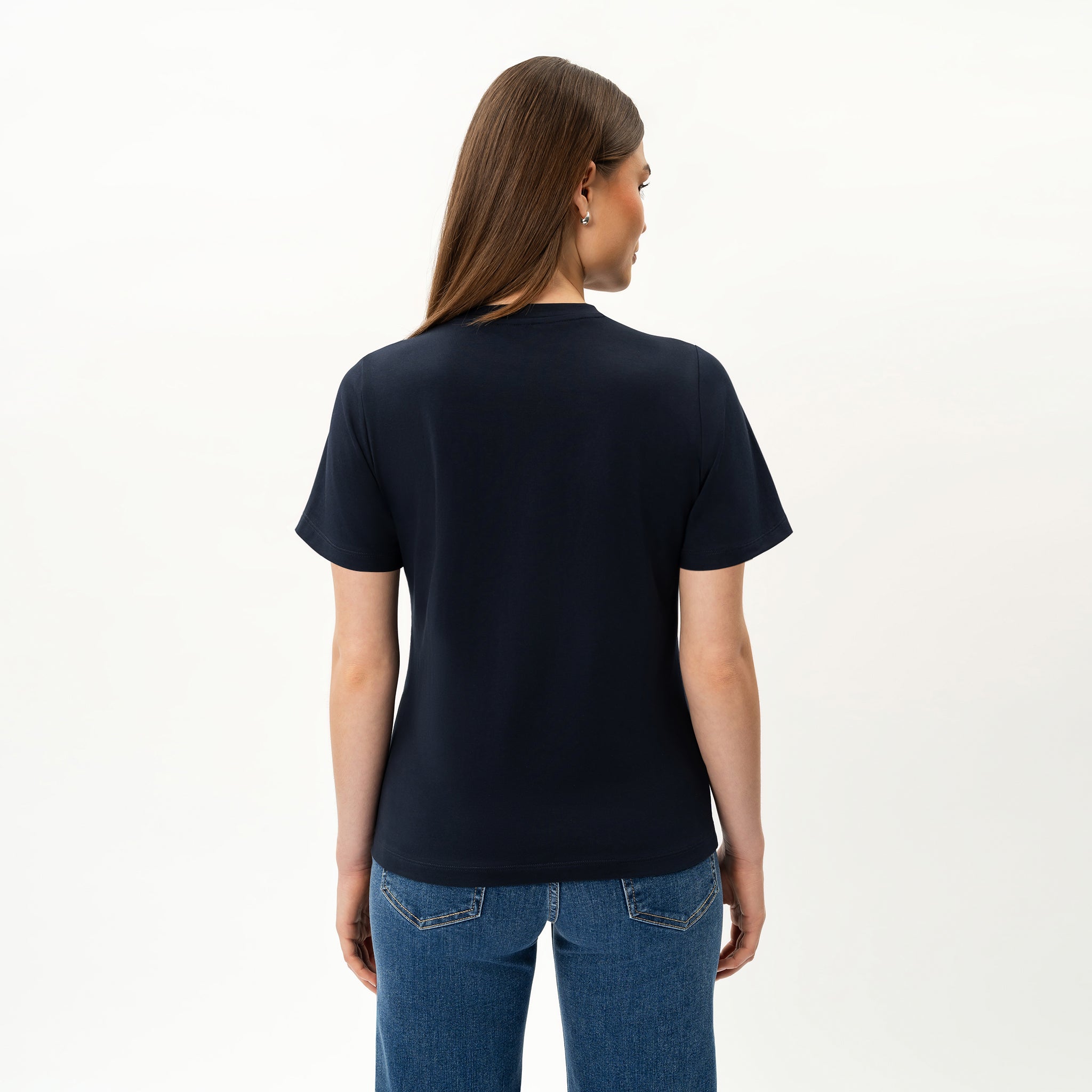 V-neck Pima T-shirt - Ninepine