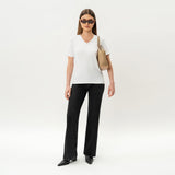 V-neck Pima T-shirt - Ninepine