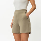 Light Ponte Shorts - Ninepine