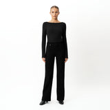 Soft Boatneck Long-sleeve - Ninepine