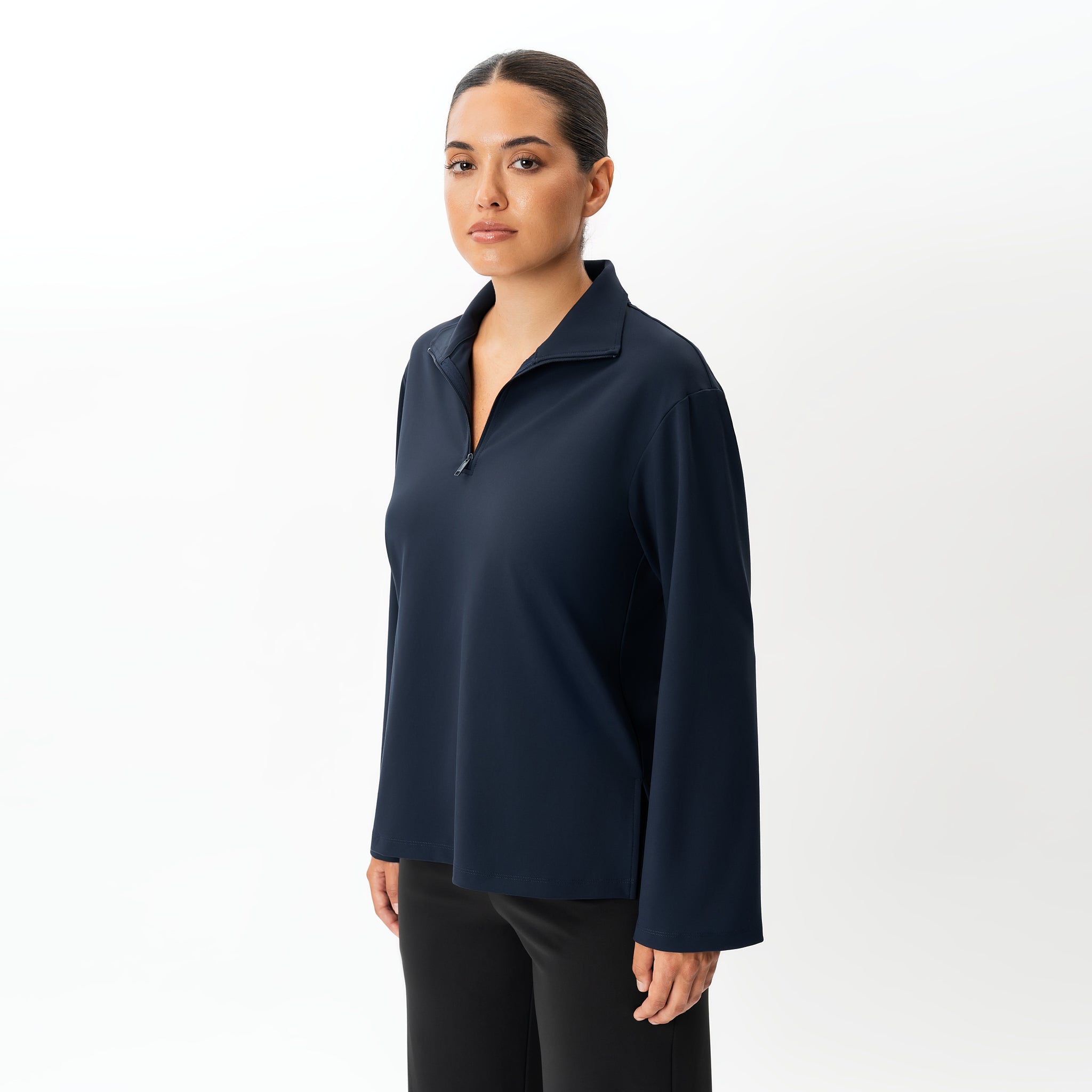 Asana Relaxed Quarter-zip - Ninepine