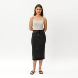 Stretchy ComfortDenim™ Skirt - Ninepine