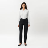 Tailored Ponte Straight Trouser - Ninepine