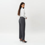 Tailored Ponte Straight Trouser - Ninepine
