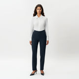 Tailored Ponte Straight Trouser - Ninepine