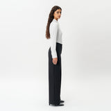 Tailored Ponte Relaxed Trouser - Ninepine