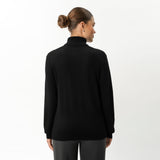 Merino Wool Relaxed Turtleneck - Ninepine