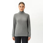 Merino Wool Relaxed Turtleneck - Ninepine