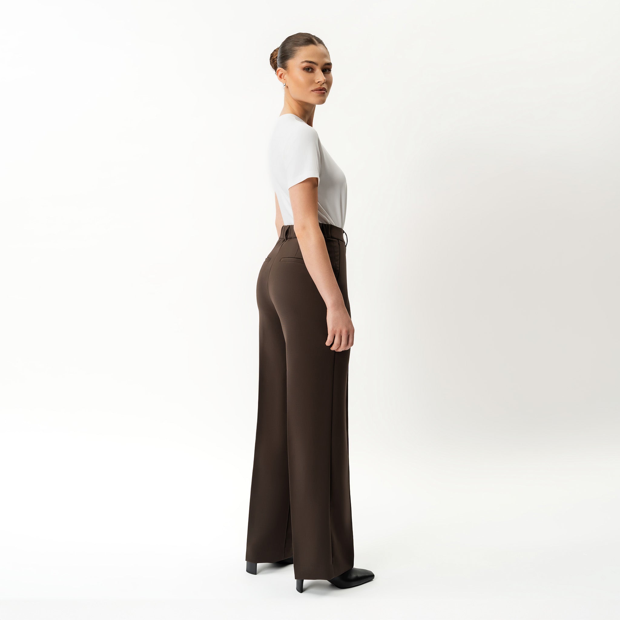 Crepe Relaxed Trouser - Ninepine