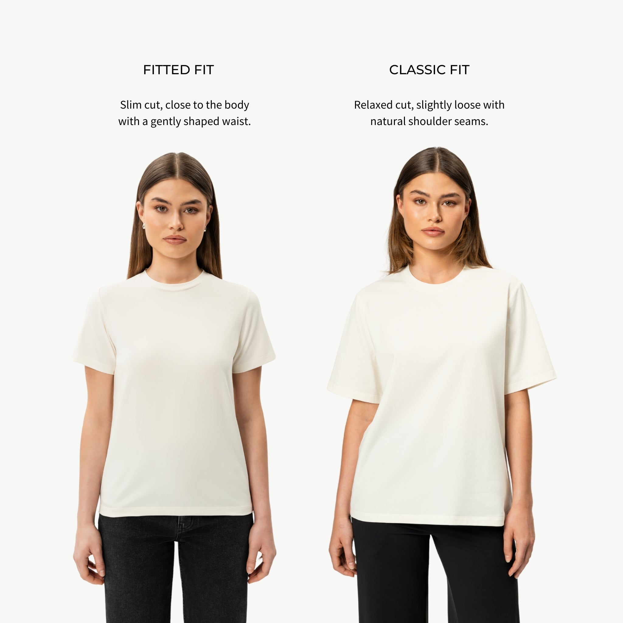 Pima T-shirt fit comparison