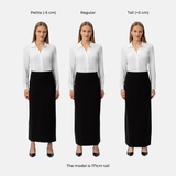 Tailored Ponte Maxi Skirt